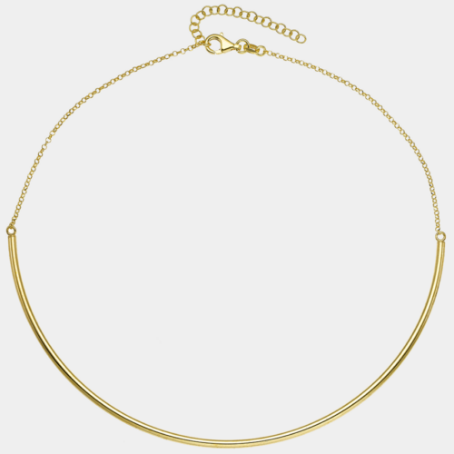 Κολιέ με μπάρα και λεπτή αλυσίδα, Vogue