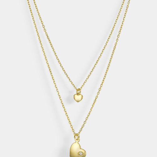 Διπλό κολιέ με καρδιές, Vogue