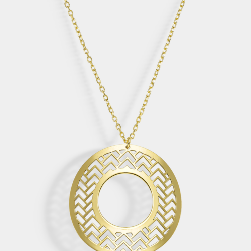 Κολιέ με στρογγυλό σχέδιο, Vogue